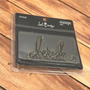 HEIDI SWAPP HS63897 CHERISH CLEAR CLING PHOTOPOLYMER STAMP LOVE
